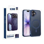 Custodia magnetica per telefono XDcase con cornice in metallo effetto pelle e lente in metallo., For iPhone 17 Pro Max, For iPhone 17 Pro, For iPhone 17