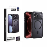 Custodia magnetica per telefono XDcase con cornice in metallo effetto pelle e lente in metallo., For iPhone 18, For iPhone 18 Pro, For iPhone 18 Pro Max, For iPhone 17 Pro Max