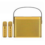 YS-219 Mini altoparlante karaoke portatile wireless Bluetooth con 2 microfoni