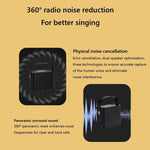 YS-219 Mini altoparlante karaoke portatile wireless Bluetooth con 2 microfoni