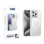 Custodia magnetica per telefono XDcase con cornice in metallo effetto pelle e lente in metallo., For iPhone 16 Pro Max, For iPhone 16 Pro, For iPhone 15 Pro Max, For iPhone 15 Pro