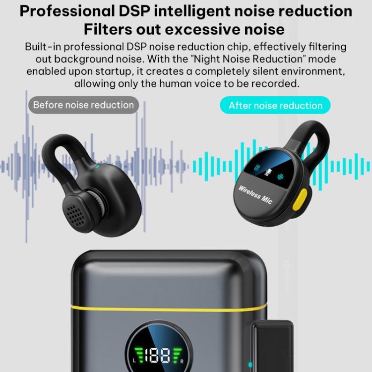 Microfono lavalier wireless Q28 con cancellazione rumore