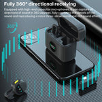 Microfono lavalier wireless Q28 con cancellazione rumore