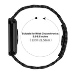 Cinturino per orologio sottile in acciaio inossidabile con fibbia a farfalla in metallo., For Redmi Watch6/5/4/Xiaomi Band 9 Pro/8 Pro, For Xiaomi Smart Band 10 / 9 / 8