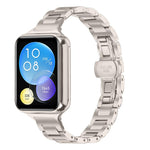 Cinturino per orologio sottile in acciaio inossidabile con fibbia a farfalla in metallo., For Redmi Watch6/5/4/Xiaomi Band 9 Pro/8 Pro, For Xiaomi Smart Band 10 / 9 / 8