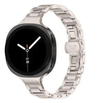 Cinturino per orologio sottile in acciaio inossidabile con fibbia a farfalla in metallo., For Samsung Galaxy Ultra 47mm / Ultra 2025, For Samsung Galaxy Watch8 / Watch8 Classic
