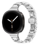 Cinturino per orologio sottile in acciaio inossidabile con fibbia a farfalla in metallo., For Samsung Galaxy Ultra 47mm / Ultra 2025, For Samsung Galaxy Watch8 / Watch8 Classic