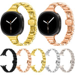 Cinturino per orologio sottile in acciaio inossidabile con fibbia a farfalla in metallo., For Samsung Galaxy Ultra 47mm / Ultra 2025, For Samsung Galaxy Watch8 / Watch8 Classic