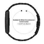 Cinturino per orologio sottile in acciaio inossidabile con fibbia a farfalla in metallo., For Huawei Band 10 / 9 / 8
