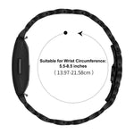 Cinturino per orologio sottile in acciaio inossidabile con fibbia a farfalla in metallo., For Fitbit Inspire 3, For Fitbit Ace 3 / Ace 2 / Inspire 2