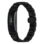 Cinturino per orologio sottile in acciaio inossidabile con fibbia a farfalla in metallo., For Fitbit Inspire 3, For Fitbit Ace 3 / Ace 2 / Inspire 2