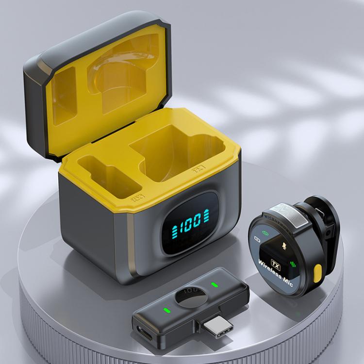 Microfono lavalier wireless J6 con custodia di ricarica