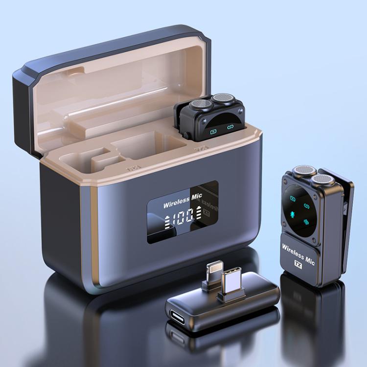 Microfono lavalier wireless Q12 Type-C 2 in 1