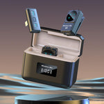 Microfono lavalier wireless Q12 Type-C 2 in 1