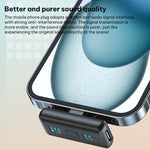 Microfono lavalier wireless Q12 Type-C 2 in 1