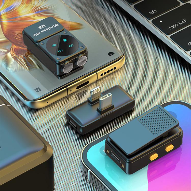 Microfono lavalier wireless Q12 Type-C 2 in 1