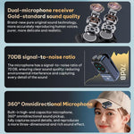 Microfono lavalier wireless Q12 Type-C 2 in 1