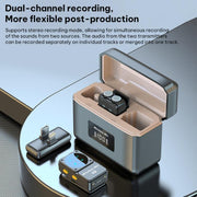 Microfono lavalier wireless Q12 Type-C 2 in 1