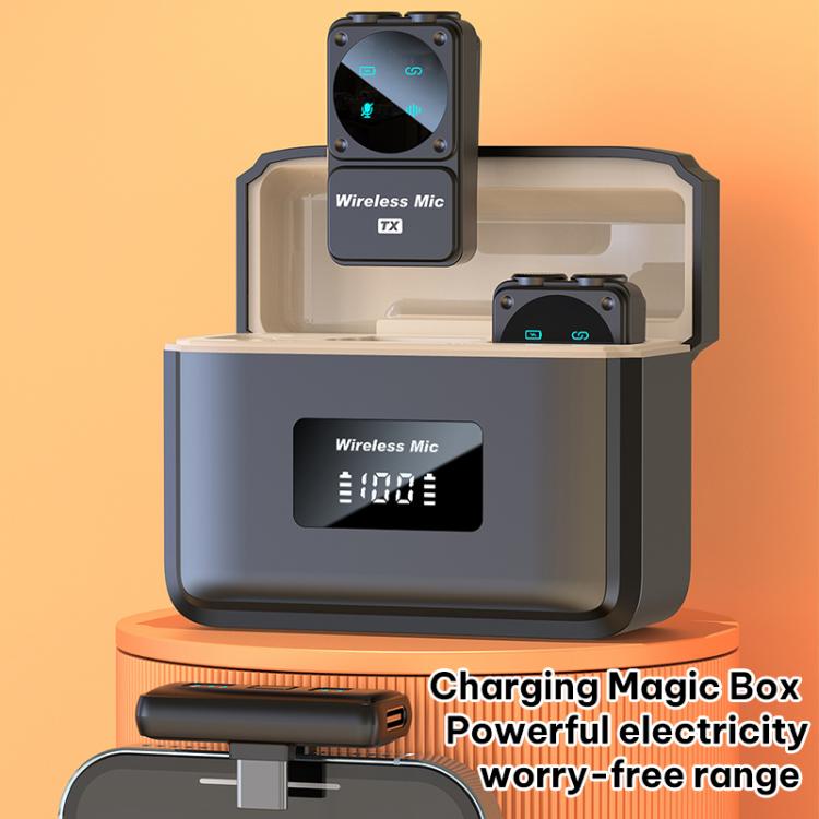 Microfono lavalier wireless Q12 Type-C 2 in 1