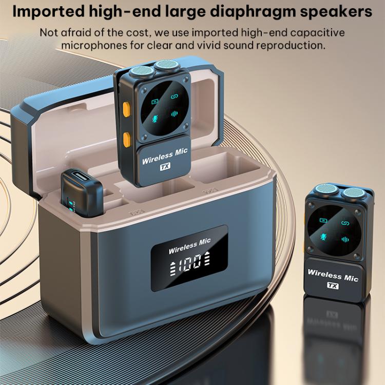 Microfono lavalier wireless Q12 Type-C 2 in 1