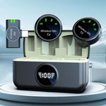 Microfono wireless mini S5 2 in 1 con clip magnetica