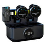 Microfono wireless mini S5 2 in 1 con clip magnetica