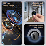 Microfono wireless mini S5 2 in 1 con clip magnetica