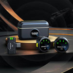 Microfono wireless mini S5 2 in 1 con clip magnetica