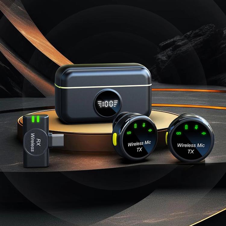 Microfono wireless mini S5 2 in 1 con clip magnetica