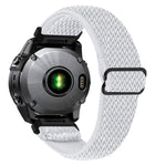 Cinturino per orologio in nylon intrecciato elastico con motivo a onde., For Garmin 20mm