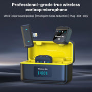 Microfono lavalier wireless Q9 2 in 1 con Type-C e 8 Pin