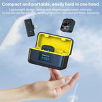 Microfono lavalier wireless Q9 2 in 1 con Type-C e 8 Pin