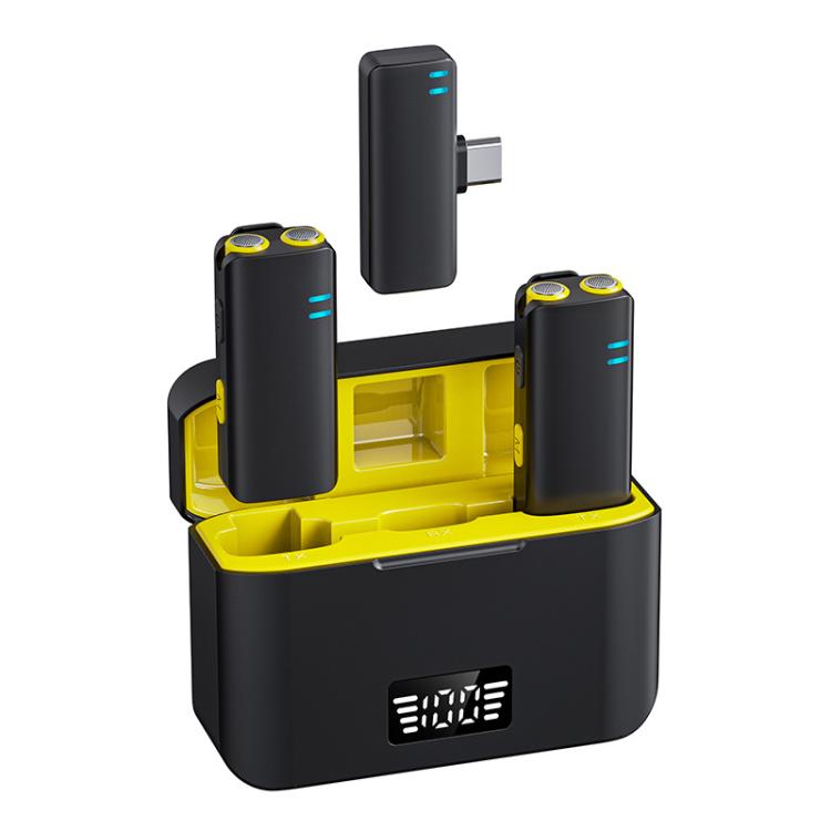 Microfono lavalier wireless mini 2 in 1 Type-C e 8 Pin