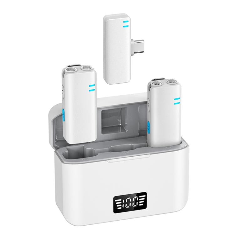 Microfono lavalier wireless 2 in 1 Type-C e 8 Pin