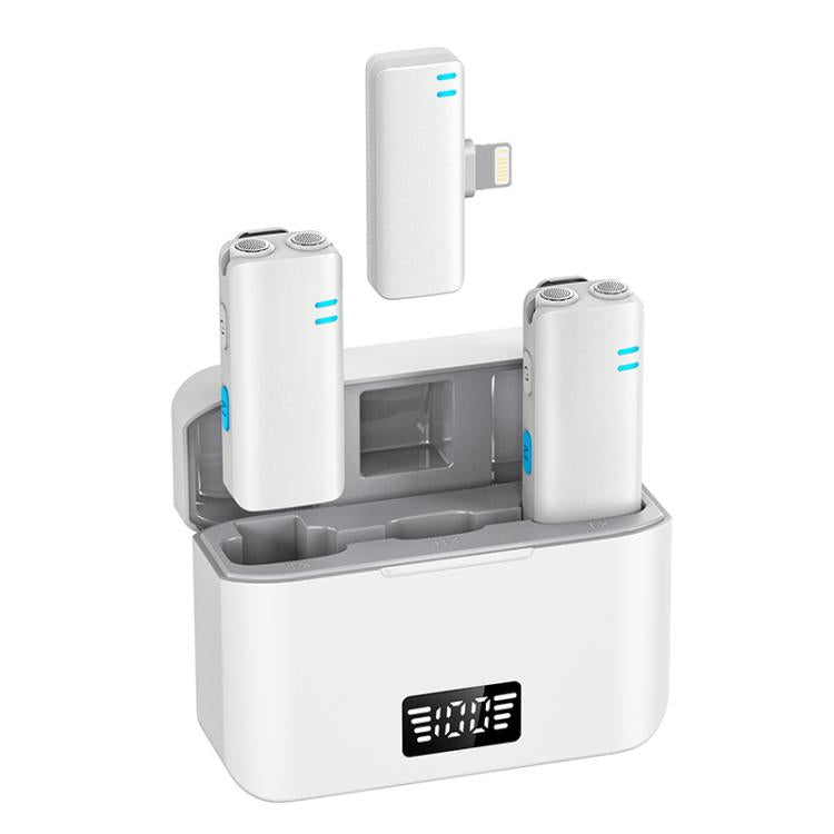 Microfono lavalier wireless 2 in 1 Type-C e 8 Pin