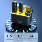 Microfono lavalier wireless 2 in 1 Type-C e 8 Pin