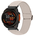 Cinturino per orologio in nylon elastico a tinta unita, For Garmin 26mm