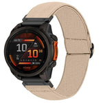 Cinturino per orologio in nylon elastico a tinta unita, For Garmin 26mm