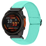 Cinturino per orologio in nylon elastico a tinta unita, For Garmin 26mm