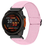 Cinturino per orologio in nylon elastico a tinta unita, For Garmin 26mm