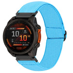 Cinturino per orologio in nylon elastico a tinta unita, For Garmin 26mm