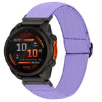 Cinturino per orologio in nylon elastico a tinta unita, For Garmin 26mm
