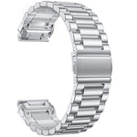 Cinturino per orologio in acciaio inossidabile con chiusura pieghevole integrata Tactix a tre perline., For Garmin 26mm, For Garmin 22mm