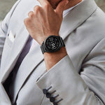 Cinturino per orologio in acciaio inossidabile con chiusura pieghevole integrata Tactix a tre perline., For Garmin 26mm, For Garmin 22mm