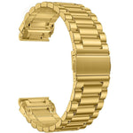 Cinturino per orologio in acciaio inossidabile con chiusura pieghevole integrata Tactix a tre perline., For Garmin 26mm, For Garmin 22mm