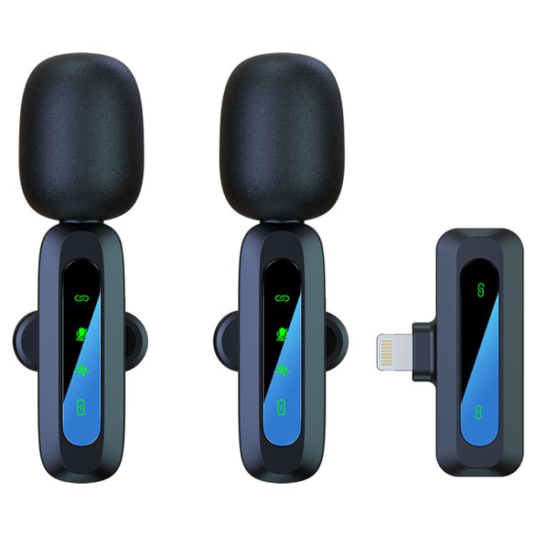 Microfono lavalier wireless J3 2 in 1 con riduzione rumore