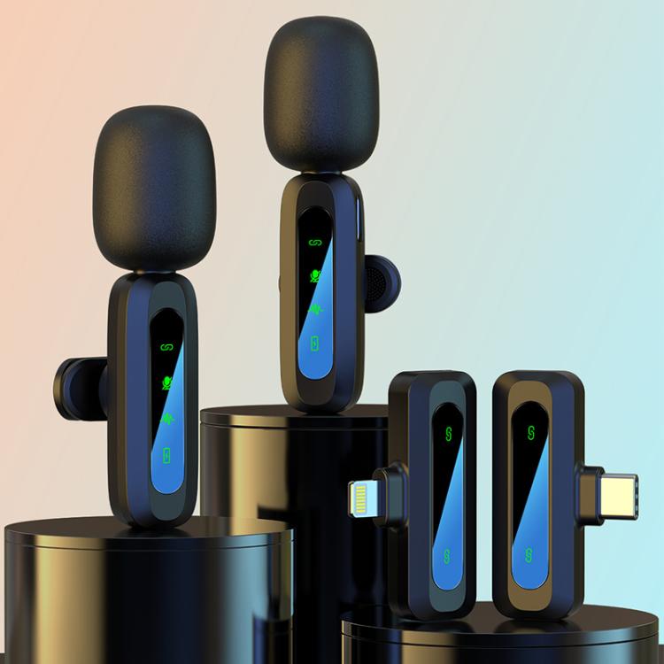 Microfono lavalier wireless J3 2 in 1 con riduzione rumore