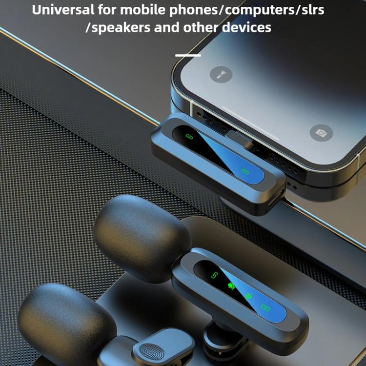 Microfono lavalier wireless J3 2 in 1 con riduzione rumore