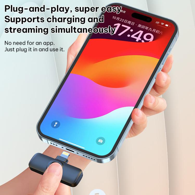 Microfono lavalier wireless J1 con riduzione rumore