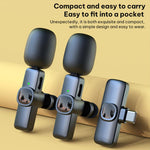 Microfono lavalier wireless J1 con riduzione rumore